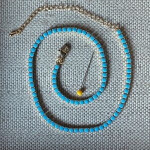 Turquoise-Colored Choker Necklace NWOT